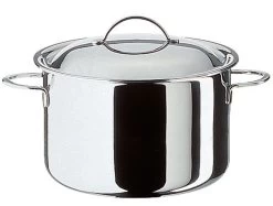 Spring Cristal Kookpan Met Deksel ø 16 Cm Rvs Glans