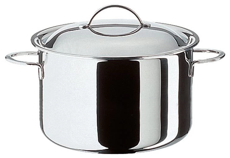 Spring Cristal Kookpan Met Deksel ø 24 Cm Rvs Glans 3 Spring Cristal Kookpan Met Deksel ø 24 Cm Rvs Glans