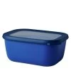 Mepal Cirqula Rechthoekige Kom Met Deksel 1,5 Liter Kunststof Vivid Blue -Keukengerei Winkel 106257010100 mepal multi bowl cirqula 1500 ml rectangular vivid blue