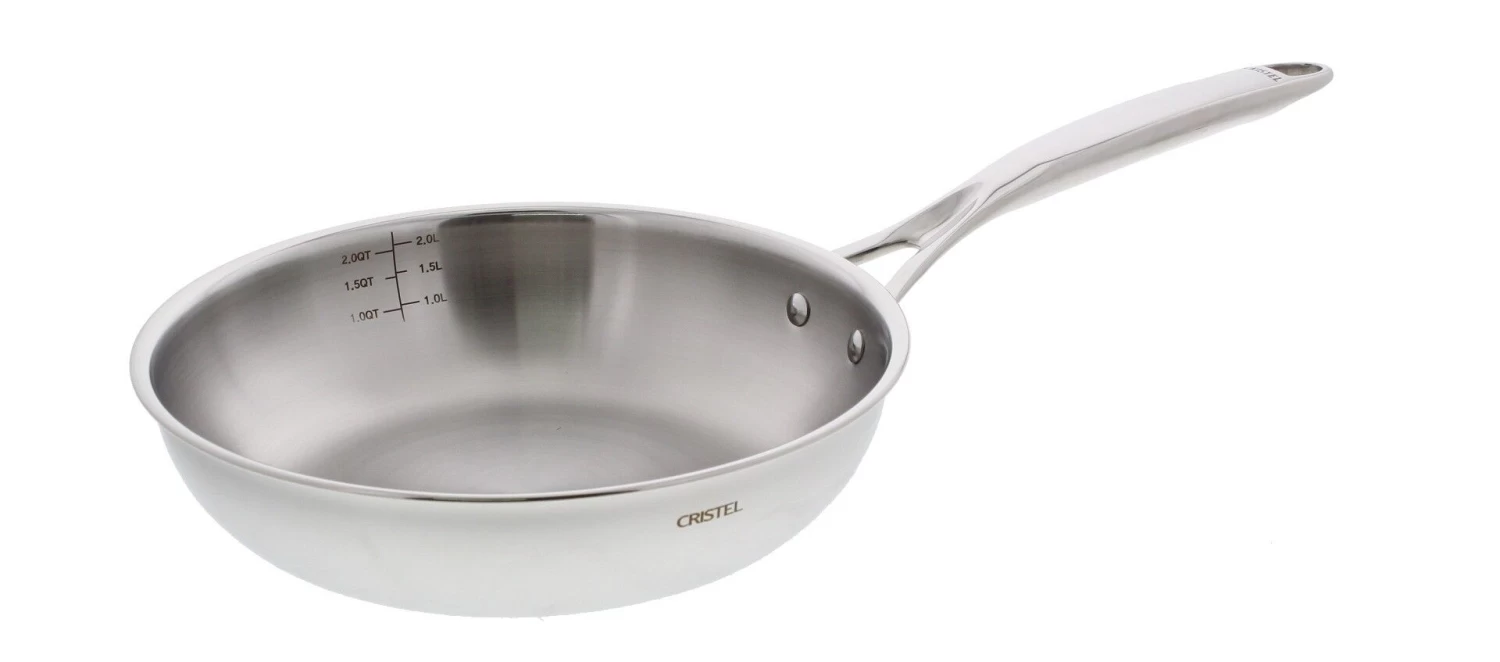 Cristel Castel'Pro Multiply Hoge Koekenpan ø 24 Cm Rvs 3 Cristel Castel'Pro Multiply Hoge Koekenpan ø 24 Cm Rvs