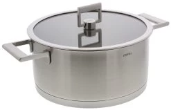 Cristel Strate Kookpan Met Glazen Deksel ø 26 Cm Rvs