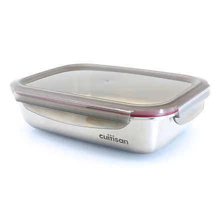 Cuitisan Foodcontainer Rechthoekig 1900 Ml Rvs 3 Cuitisan Foodcontainer Rechthoekig 1900 Ml Rvs