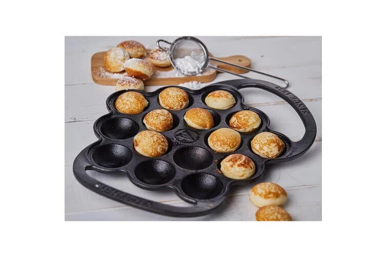 Victoria Poffertjespan Geëmailleerd Gietijzer 4 Victoria Poffertjespan Geëmailleerd Gietijzer - Afbeelding 2