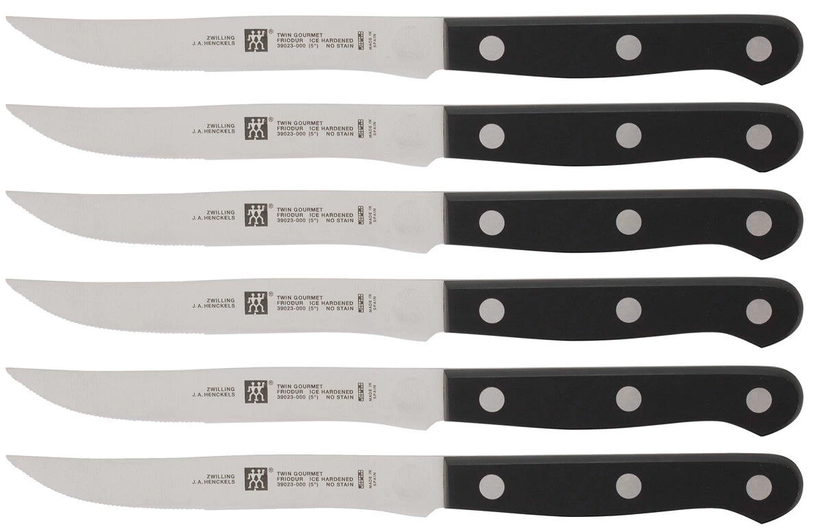 Zwilling Twin Gourmet Steakmessenset 6 Stuks 3 Zwilling Twin Gourmet Steakmessenset 6 Stuks