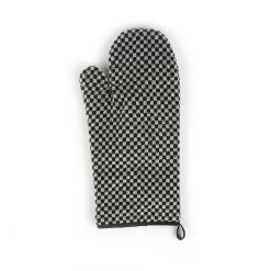 Bunzlau Castle Kleine Ruit Ovenwant Katoen Zwart