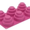 Silikomart Mini Wonder Cakes Stapeltaart ø 7,5 Cm Silicone Roze 6 Stuks -Keukengerei Winkel 3927 46761 1