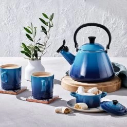 Le Creuset Kone Fluitketel 1,6 Liter Staal Azure -Keukengerei Winkel 40101022200000 alt4