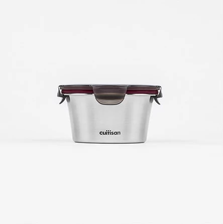 Cuitisan Foodcontainer Rond 410 Ml Rvs 3 Cuitisan Foodcontainer Rond 410 Ml Rvs