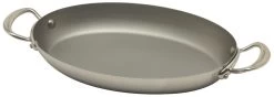 Mauviel M'Cook Serveerpan Ovaal ø 30 Cm Rvs Lichte Greep