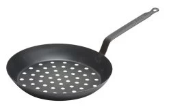 De Buyer Kastanjepofpan ø 28 Cm Staal Zwart