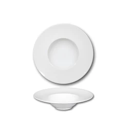 Oldenhof Napoli Diep Bord ø 27,5 Cm Porselein Wit