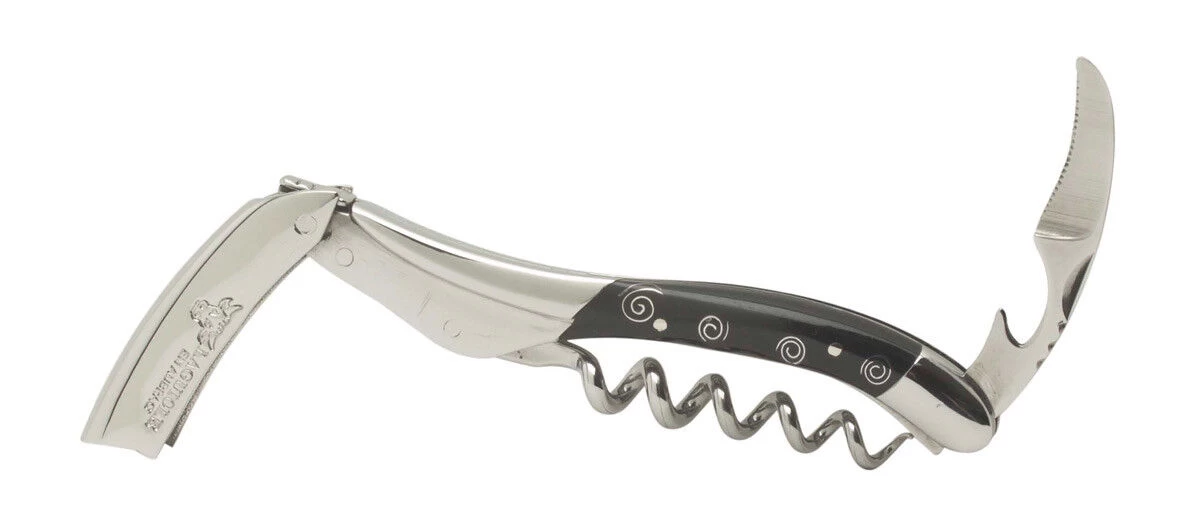 Laguiole En Aubrac Kelnersmes 12 Cm Zwart 3 Laguiole En Aubrac Kelnersmes 12 Cm Zwart