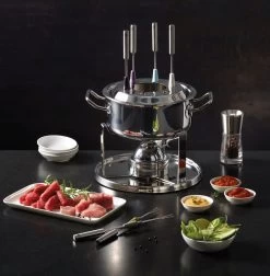 Rösle Multiply Fondueset ø 20 Cm 6-persoons Rvs -Keukengerei Winkel 91414 05