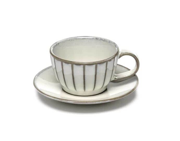 Serax INKU By Sergio Herman Espressokop 100 Ml Aardewerk Wit 4 Serax INKU By Sergio Herman Espressokop 100 Ml Aardewerk Wit - Afbeelding 2