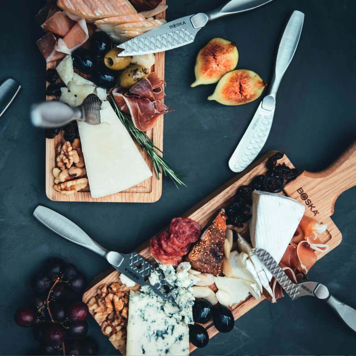 Boska Monaco+ Mini Kaasmessenset Rvs 4-delig 4 Boska Monaco+ Mini Kaasmessenset Rvs 4-delig - Afbeelding 2