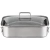 Rösle Expertiso Braadslede Met Deksel 38,5 X 28 Cm Rvs -Keukengerei Winkel braad 1