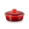 Le Creuset Camembert Schaaltje Met Deksel ø 18 Cm Aardewerk Kersrood -Keukengerei Winkel cam 1