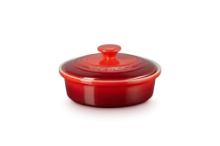 Le Creuset Camembert Schaaltje Met Deksel ø 18 Cm Aardewerk Kersrood