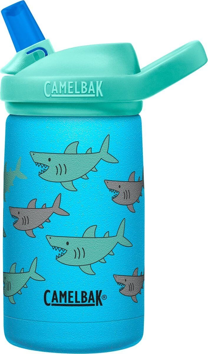 Camelbak Eddy+ Kids Vacuum Insulated Drinkfles 350 Ml Rvs School Of Sharks 3 Camelbak Eddy+ Kids Vacuum Insulated Drinkfles 350 Ml Rvs School Of Sharks