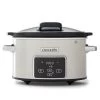 Crock-Pot Digital Slowcooker Met Klapdeksel 3,5 Liter Beige