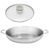 Demeyere Multifunction Koekenpan ø 24 Cm Rvs Met Gratis Glasdeksel -Keukengerei Winkel demeyere