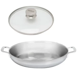 Demeyere Multifunction Koekenpan ø 24 Cm Rvs Met Gratis Glasdeksel