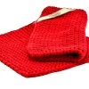 Solwang Design Pannenlap 22 X 22 Cm Katoen Deep Red 2 Stuks -Keukengerei Winkel donkerrood 1