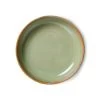 HK Living Chef Ceramics ACE7140 Diep Bord ø 21,5 Cm Aardewerk Moss Green -Keukengerei Winkel hkliving chef ceramics teller 21 cm moss green 1