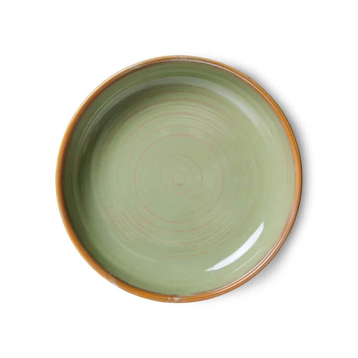 HK Living Chef Ceramics ACE7140 Diep Bord ø 21,5 Cm Aardewerk Moss Green 3 HK Living Chef Ceramics ACE7140 Diep Bord ø 21,5 Cm Aardewerk Moss Green