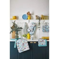 Ulster Weavers Kitty Cats Lange Pannenlap Katoen Blauw -Keukengerei Winkel kitty cat 3