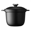 Le Creuset Every Cocotte ø 18 Cm Gietijzer Mat Zwart -Keukengerei Winkel le creuset every cocotte 18 cm gietijzer mat zwart