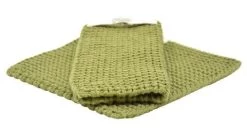 Solwang Design Pannenlap 22 X 22 Cm Katoen Olive 2 Stuks