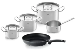 Fissler Original Profi Pannenset Met Rvs Deksels En Levital Koekenpan 5-delig