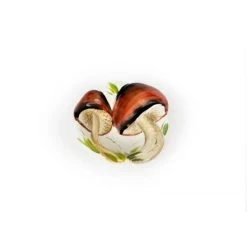 Oldenhof Kleine Diepe Schaal Paddenstoelen Bruin