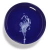 Serax Feast By Ottolenghi Bord XS ø 16 Cm H 2 Cm Aardewerk Lapis Lazuli + Artichoke White