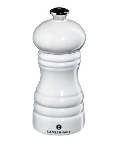 Zassenhaus Berlin Pepermolen 12 Cm Glanzend Wit