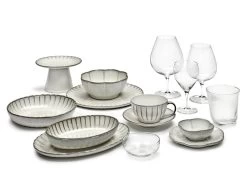 Serax INKU By Sergio Herman Bord Ovaal L 30 X 21 Cm H 1,7 Cm Aardewerk Wit -Keukengerei Winkel zb5120247ws2b 1 1